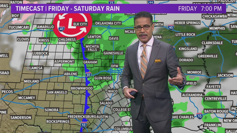 Dallas Weather: Thunderstorms and Temperatures Plunge as Cold Front Moves In