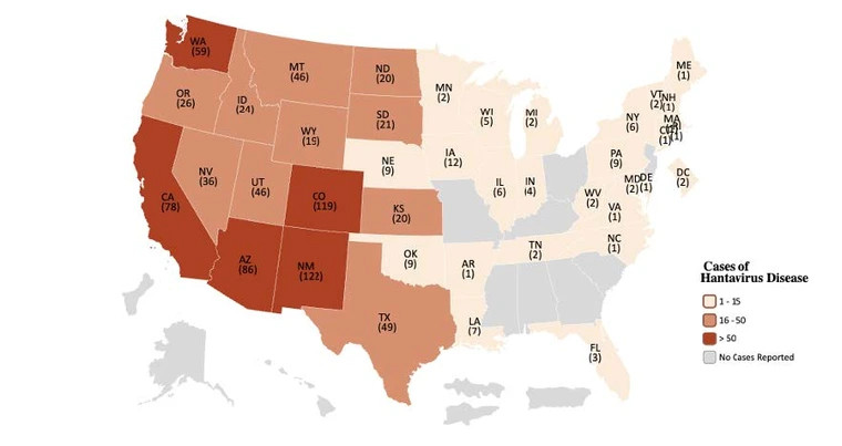 Hantavirus Map: Tracking a Silent Killer in the US