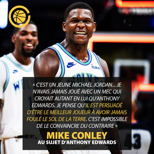 Mike Conley, Basketball Mastermind: How and Why Anthony Edwards Played Tonight