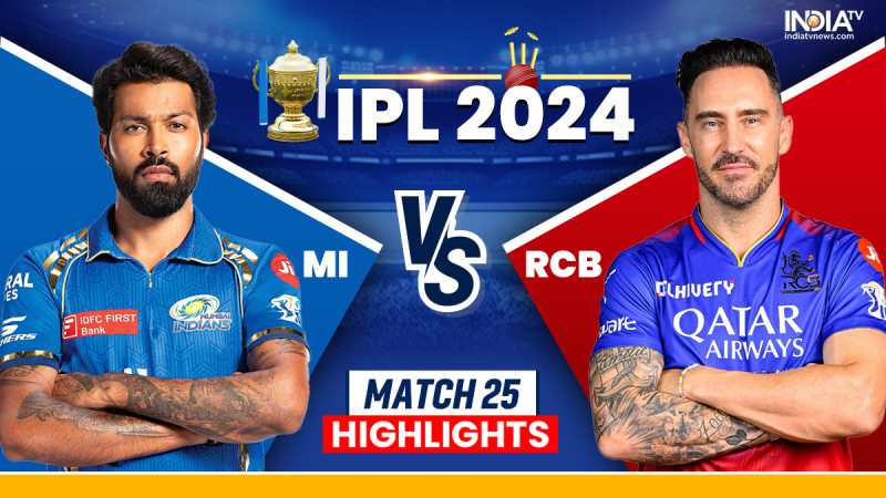 RCB Triumphs Over MI in High-Scoring IPL Clash