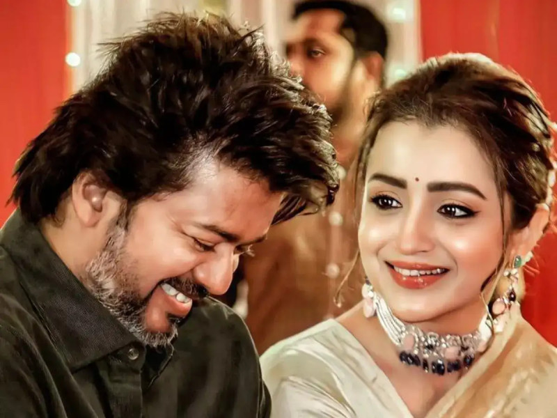 Trisha Krishnan Steals Spotlight at Historic Tamil Nadu Swearing-In
