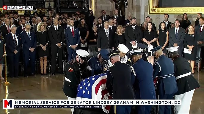 A Senator’s Farewell: Lindsey Graham's Memorial in Washington, D.C.