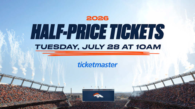 Denver Broncos Offer Half-Price Tickets for 2026 Season