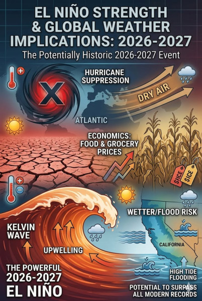 El Niño Forecast 2026: a looming meteorological superstorm set to reshape global climate