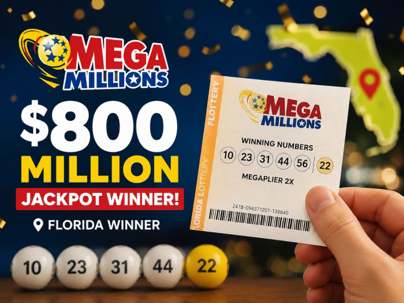 Florida's Lucky Strike: Mega Millions Jackpot $800 Million Winner Revealed