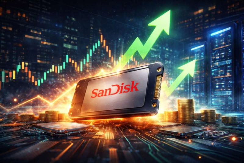 SanDisk Stock Surges as AI Demand Accelerates