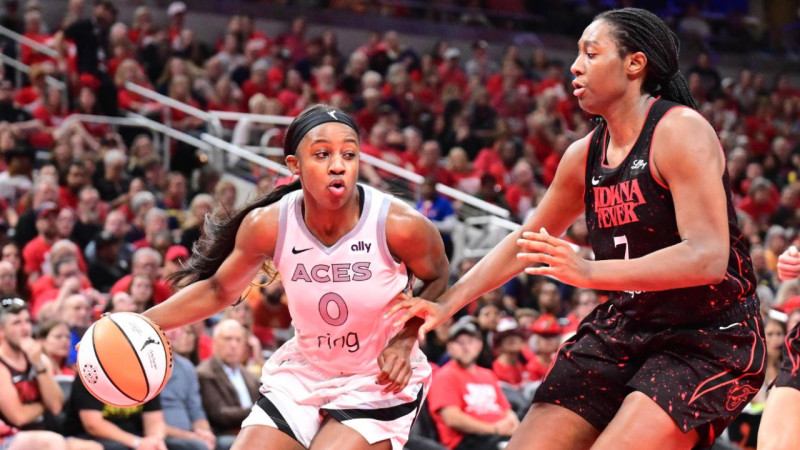 Aces' Jackie Young Sparks Fan Controversy with Indiana Fever