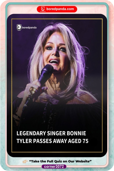 Bonnie Tyler's Passing:  An Outpouring of Tributes from Music Legends