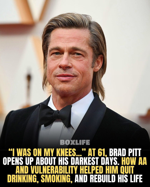 Brad Pitt Discusses Return to Drinking After Seven Years of Sobriety