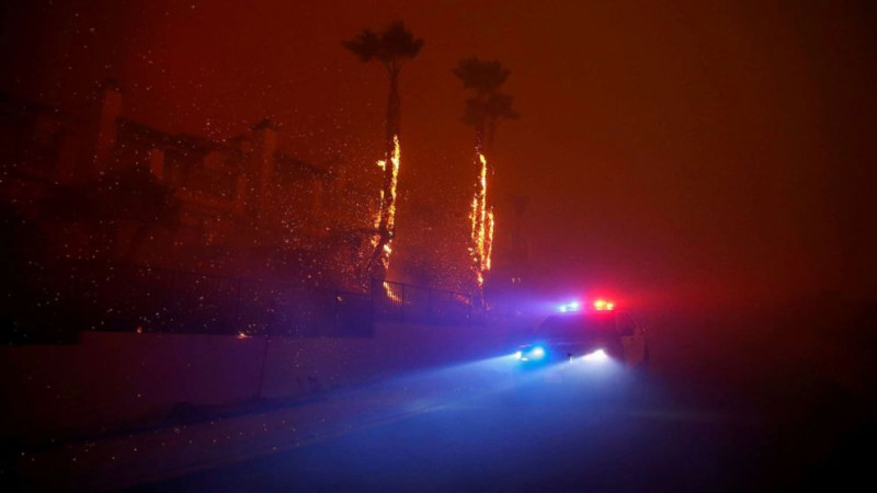 California's raging wildfires are not the hottest story in the NFL