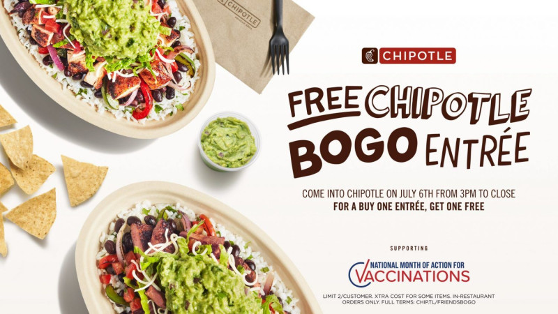 Chipotle Kicks Off Back-to-School Season with BOGO Deals