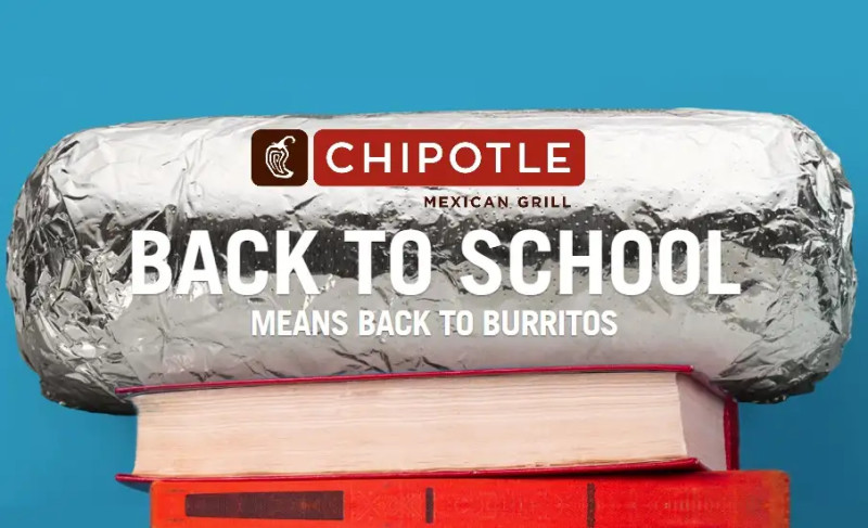 Chipotle's Back-to-School BOGO Offers Spark Enthusiasm and Savings