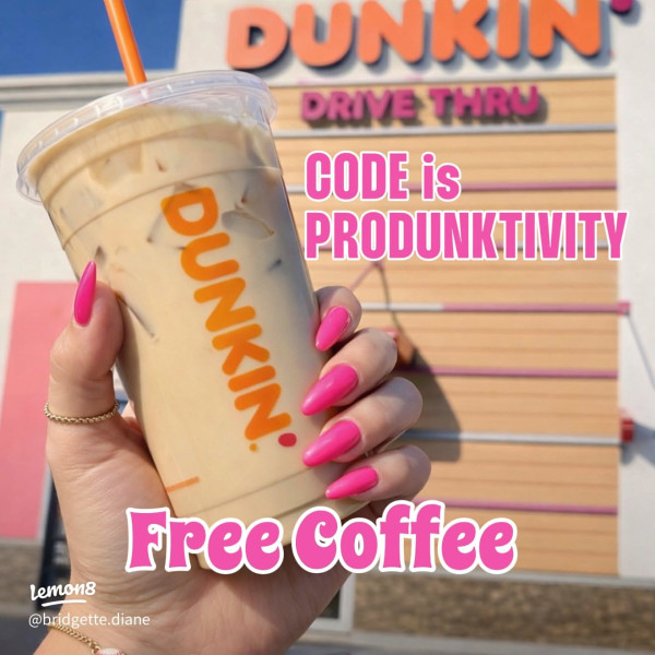 Dunkin' Unveils Special Promo Code for a FREE Medium Refresher