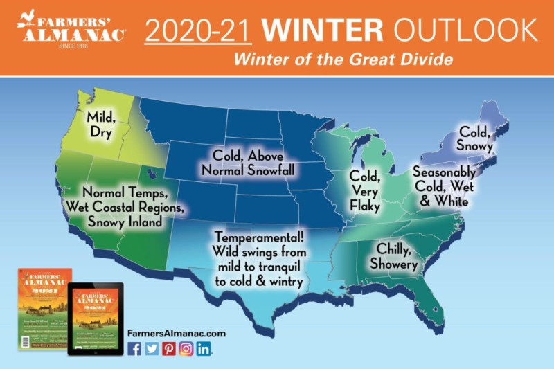 Farmers' Almanac Unveils Dramatic 2026-2027 Winter Weather Forecast