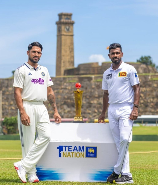 India Dominates on Day 1 of First Test Against Sri Lanka