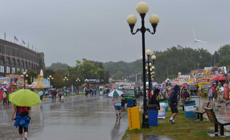Iowa State Fair Weather Drama: Storms, Delays, and Corn Dogs