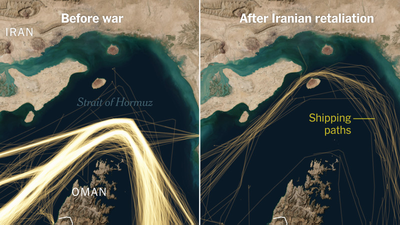 Iran's Grip on the Strait of Hormuz Weakens