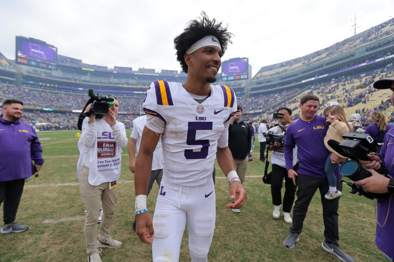 Jayden Daniels Faces LSU Over No. 5 Jersey Controversy