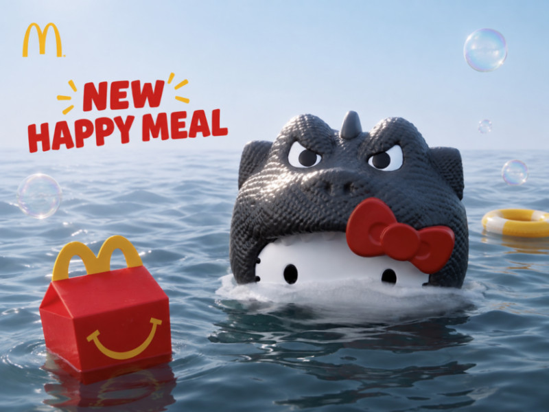 McDonald's Unveils Crossover Extravaganza: Hello Kitty Meets Godzilla in New Happy Meal