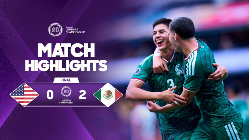 Mexico Triumphs in Concacaf U-20 Final, Defeating USA in Controversial Match
