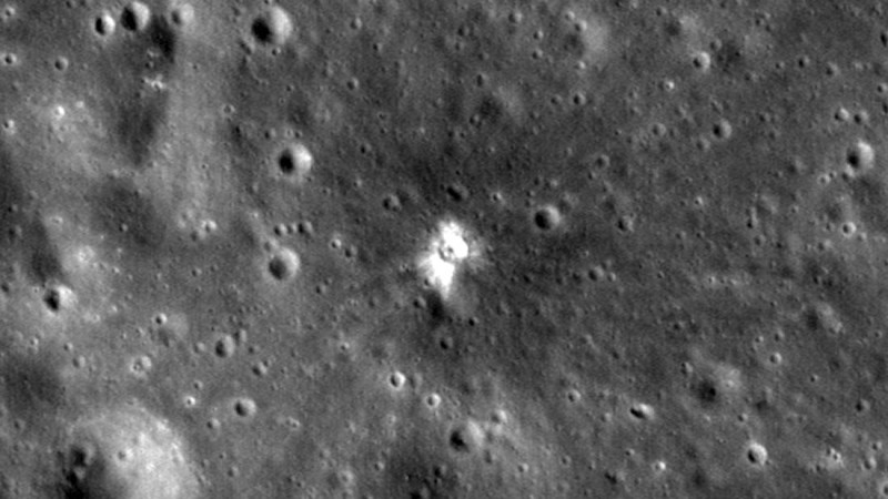 NASA Reveals Crater Left by SpaceX Rocket on the Moon