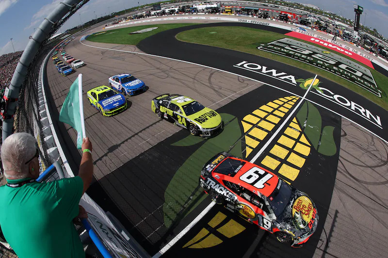 NASCAR Cup Series Heat at Iowa Speedway Dominates the Track and TV Screens