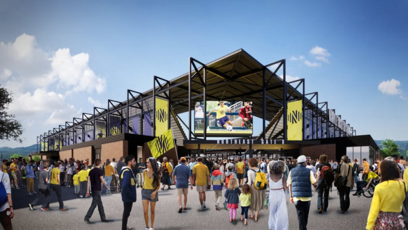 Nashville SC's Dynamo at the Red Bull Arena