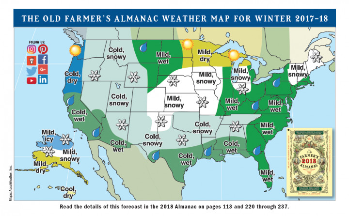 Old Farmer’s Almanac Winter Forecast: 2026-2027 Winter Is Expected to Be Harsher