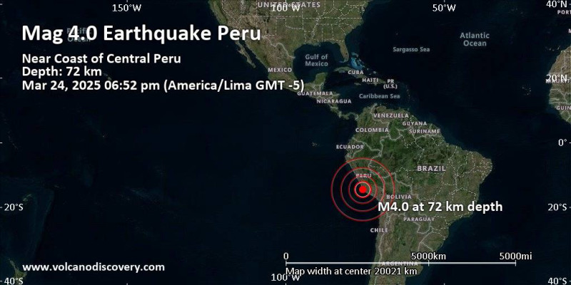 Peru's Latest: Earthquake Shocks Nation, Focus on Ica