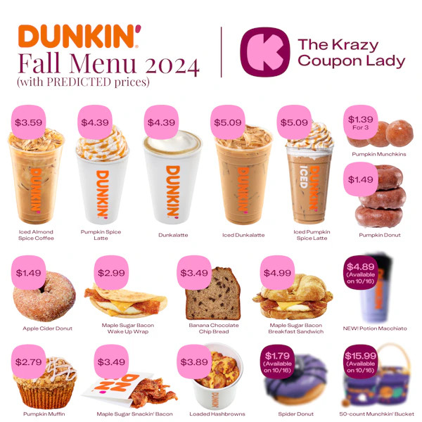 Pumpkin Spice Season Dawns: Dunkin' Fall Menu Unveiling
