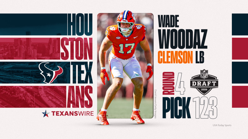 Rookie Intensity: Wade Woodaz Makes His Presence Felt with the Texans