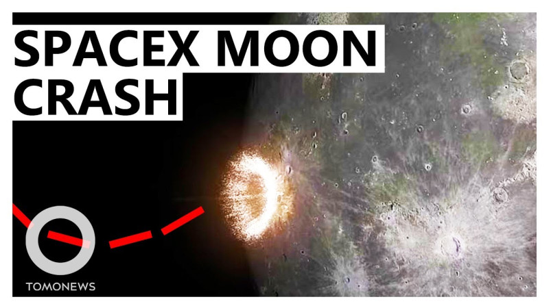 SpaceX Rocket Crashes Into the Moon, Shocking the World