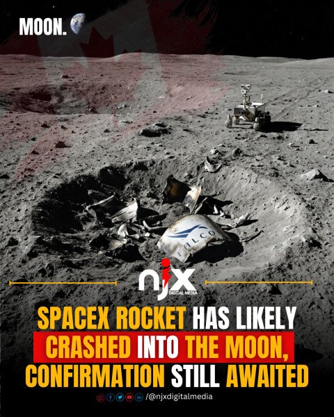 SpaceX Rocket's Upper Stage Leaves Impact on the Moon
