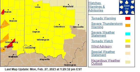Staying Vigilant: Tornado Watch in Columbus, Ohio