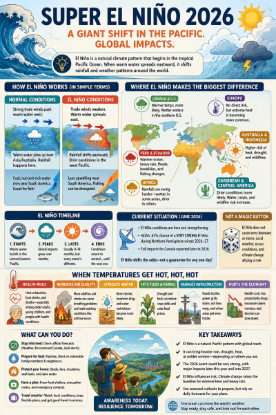 Super El Niño Forecast Intensifies Worries for Winter 2026-2027