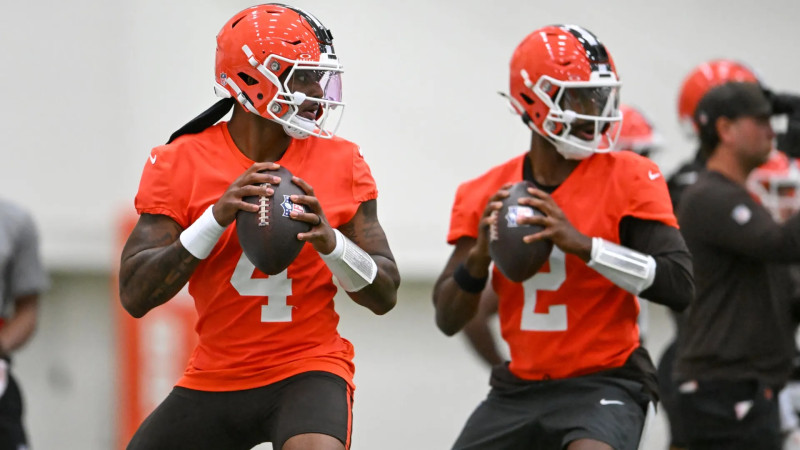 The Browns' Quarterback Showdown: Shedeur Sanders and Deshaun Watson Battle for the Starting Spot