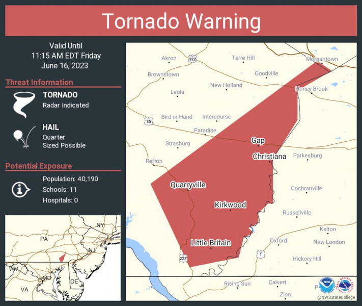 Tornado Warning for Lancaster County: Latest Developments and Safety Guidance