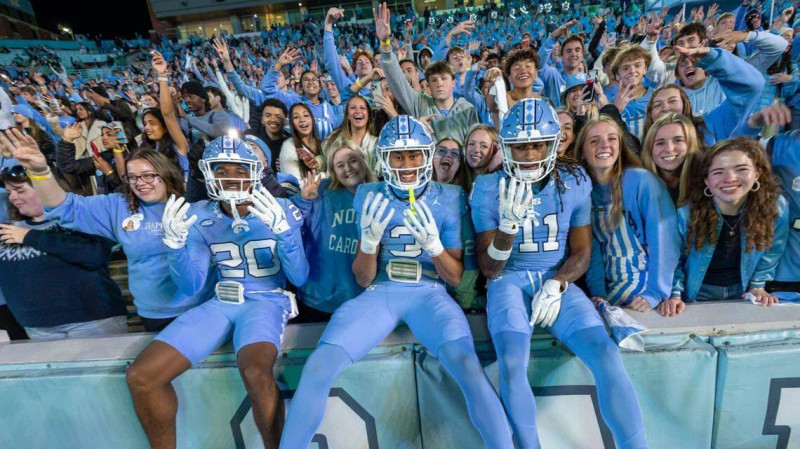 The Electric Atmosphere as the Tar Heels and Horned Frogs Collide
