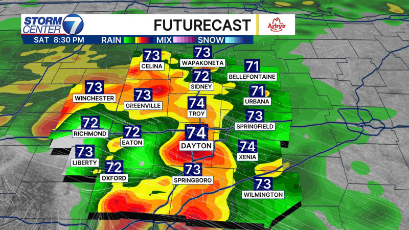 Dayton, Ohio Braces for Stormy August Morning