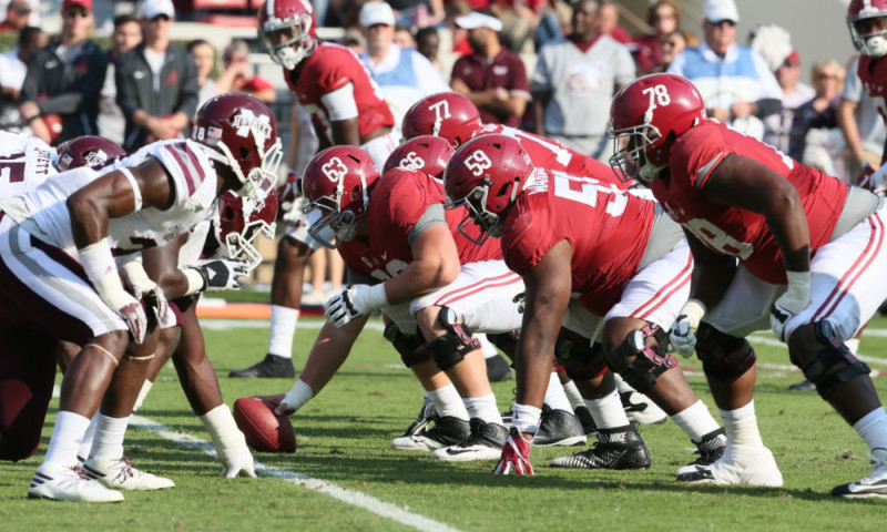 Alabama's Offensive Line Struggles in Loss to East Carolina