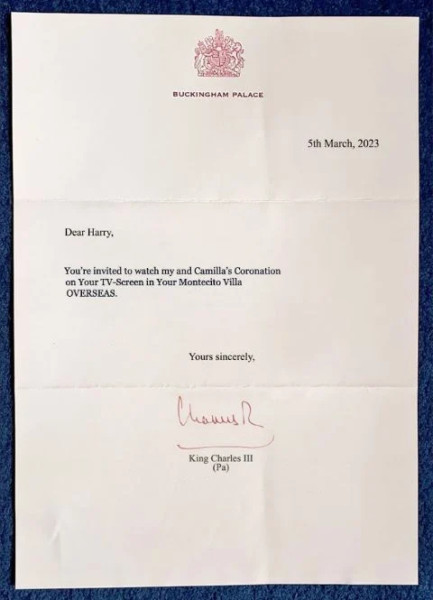 Charles' Unprecedented Letter to Harry and Meghan: A Royal Divide?