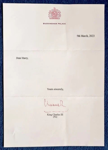 King Charles' Letter to Harry and Meghan: A Royal Divide Deepens