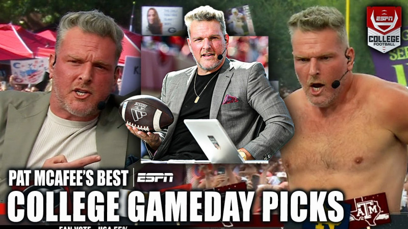 Pat McAfee's Stunning College Football Debut on ESPN's College Gameday