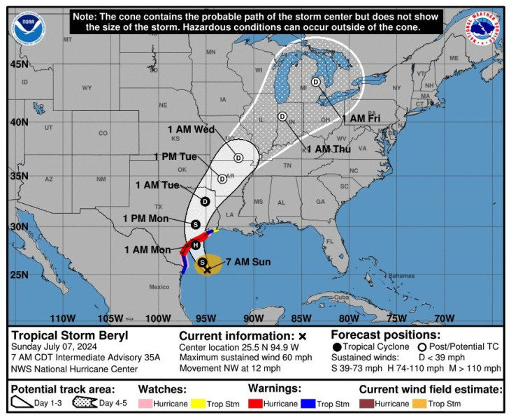 Tropical Storm Edouard Threatens Houston as Space City Brace For Impact