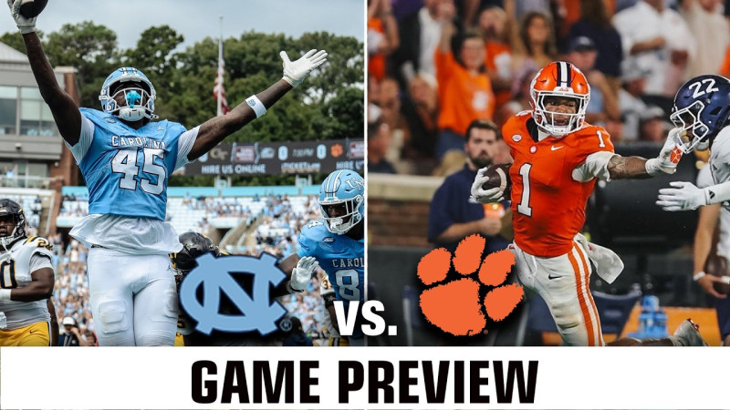 UNC vs. Clemson: The ACC Football Rivalry that Never Grows Old