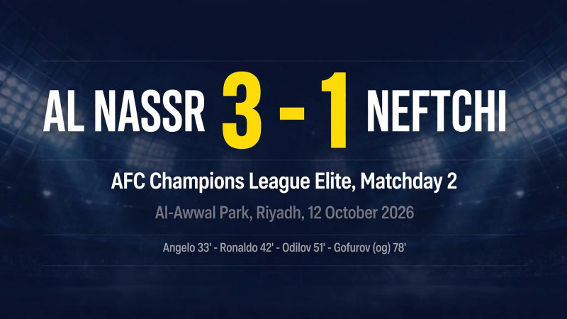 Al Nassr beats Neftchi Fergana 3-1 in AFC Champions League