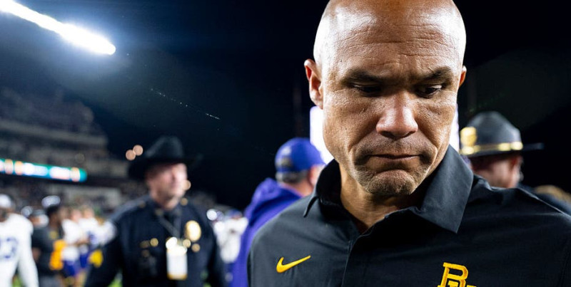Baylor Fires Head Coach Dave Aranda, Names Joe Klanderman Interim