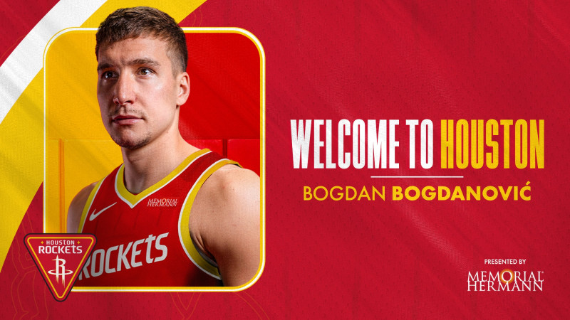 Bogdan Bogdanovic joins the Houston Rockets