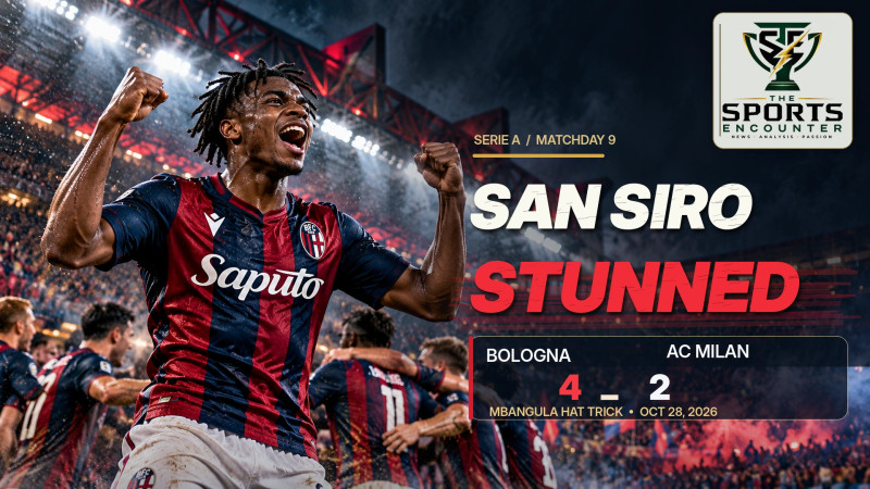Bologna Stuns AC Milan 4-2 at San Siro as Mbangula Nets Hat‑Trick