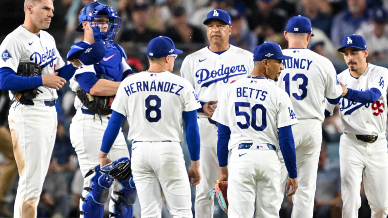 Brewers complete NLCS sweep of Dodgers as Dustin May appears in game 2